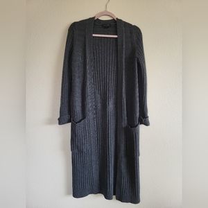 Rag & Bone Gray Wool / Cashmere Celia Long Duster Cardigan sz XS